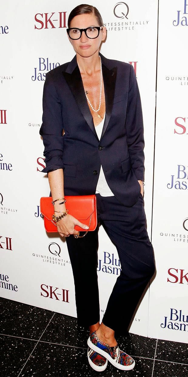 Jenna Lyons in Givenchy skater shoes